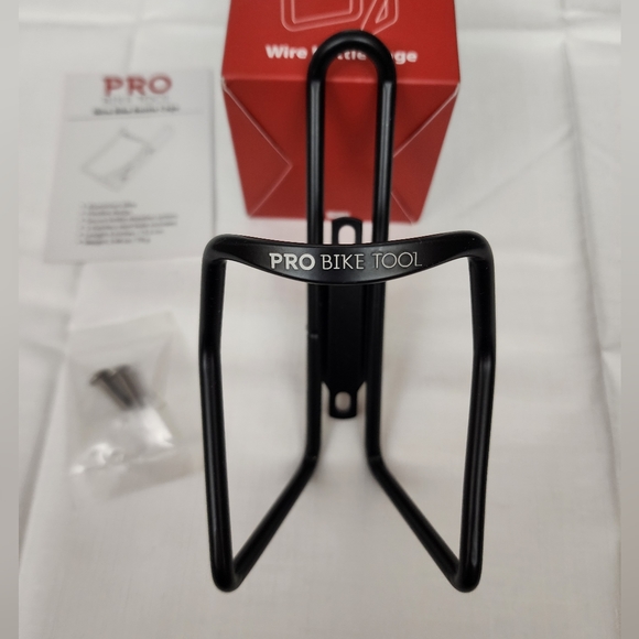 NIB Pro Bike Tool Wire Bottle Cage Two Black - Picture 2 of 6
